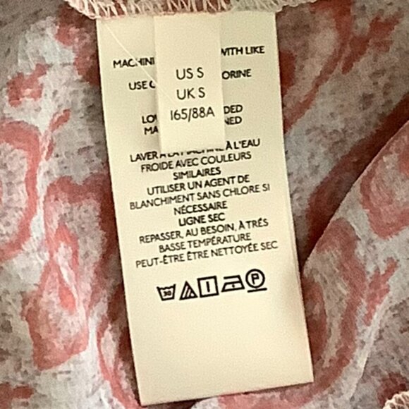 Free People Merrie Mix tunic small blue pink boho - Picture 12 of 12